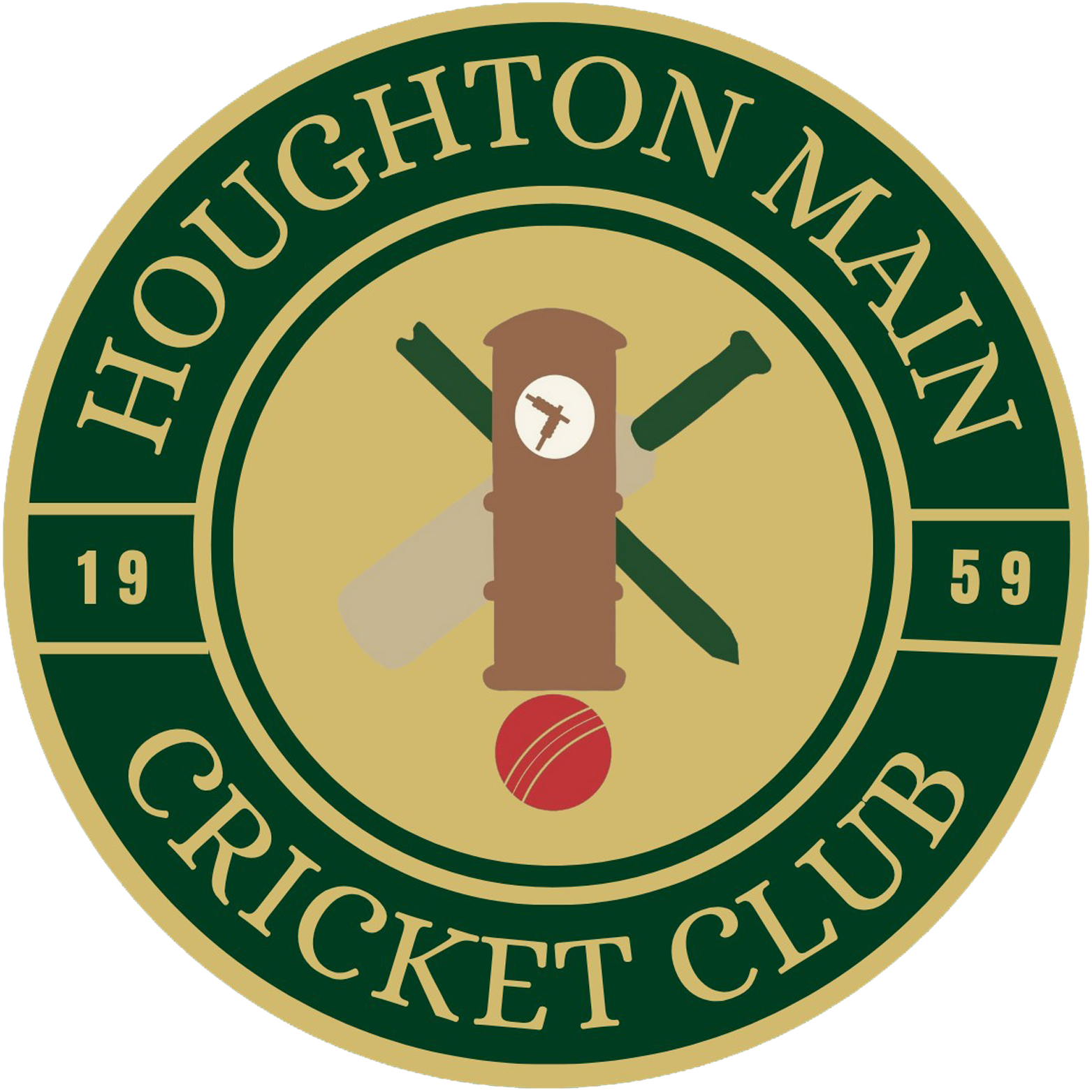Houghton Main Cricket Club Logo