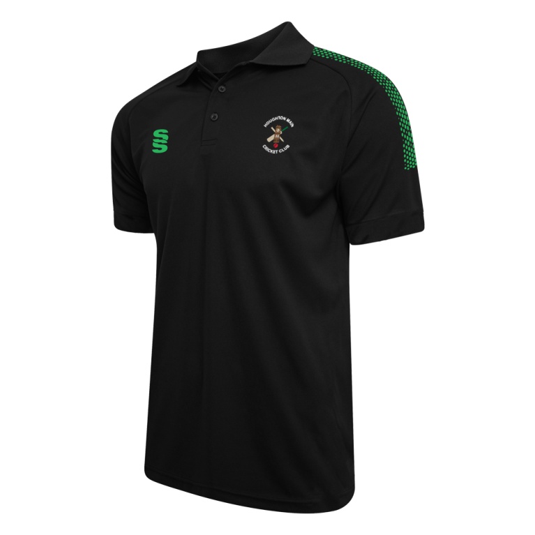 Dual Solid Colour Polo : Black